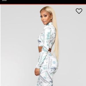 NWT Fashion Nova Money 2 Piece Set Size S